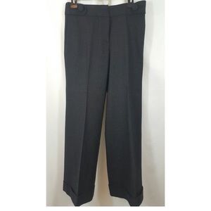 J.CREW Women's Favorite Fit Black Wool Slacks